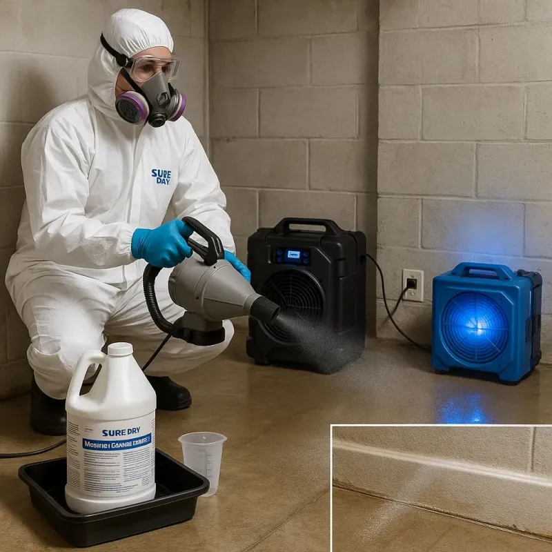 Sanitization and Odor Removal process in Stockton Springs, ME